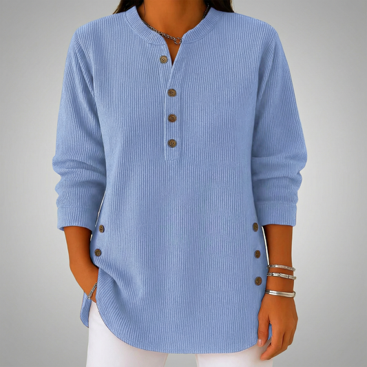 Élise | Pull femme en maille à col rond