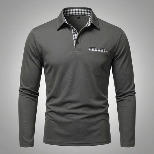 Lucas | Polo premium à manches longues