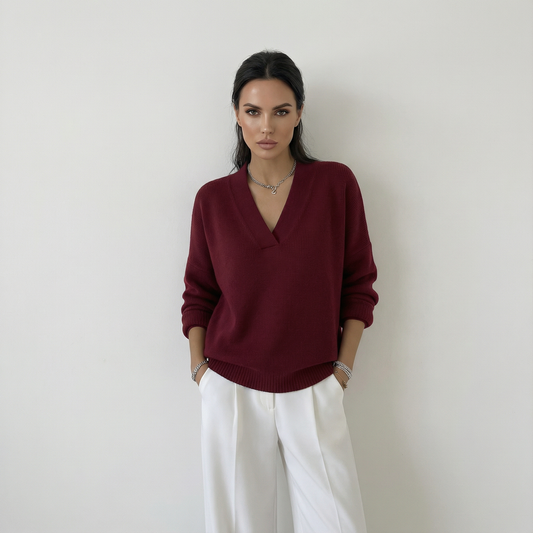 Solène | Pull à Col V
