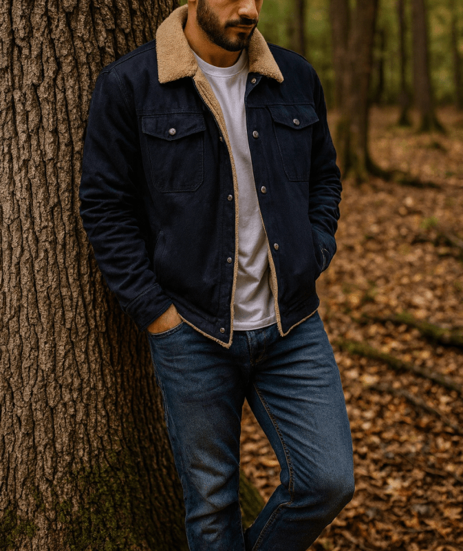 Damien | manteau d'hiver doublé