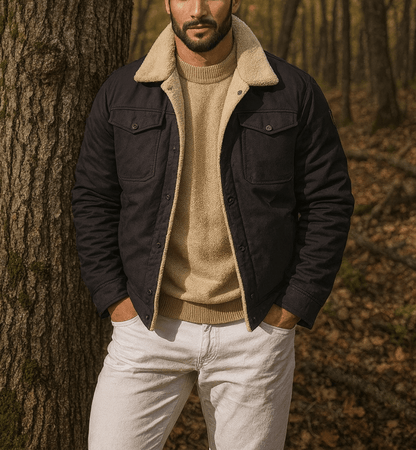 Damien | manteau d'hiver doublé