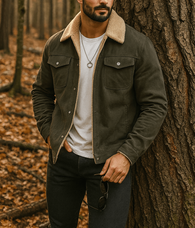 Damien | manteau d'hiver doublé