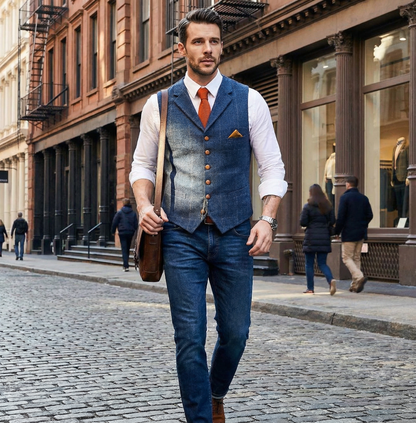 Damiel | Gilet élégant à boutons