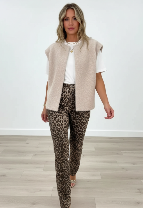 Solena | Gilet en Laine Élégant