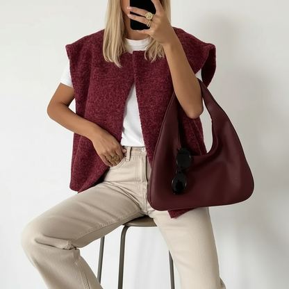 Solena | Gilet en Laine Élégant