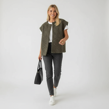 Solena | Gilet en Laine Élégant